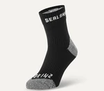 Sealskinz Waterproof All Weather Ankle Length Sock with Hydrostop Black/Grey S Șosete ciclism