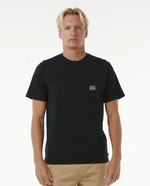 Rip Curl HORIZON BADGE SS TEE Black T-shirt