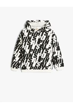 Koton KT - Hooded Sweatshirt Long Sleeve Patterned