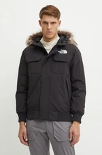 Bunda The North Face McMurdo Bomber pánska, čierna farba, zimná, NF0A5GD9JK31