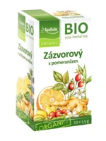 APOTHEKE BIO Zázvorový čaj s pomerančem 20 x 1.5 g