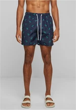 Pattern Swim Shorts Island Aop