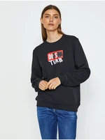 Sweatshirt - FEMALE DIESEL black