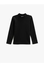 Koton Basic Turtleneck Long Sleeve T-Shirt Ribbed