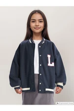 LC Waikiki Lcw Printed Girl's Thick College Jacket