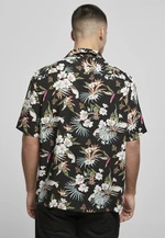 Viscose Shirt AOP Resort Blacktropical