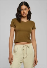 Women's Stretch Jersey Cropped Tee summerolive