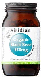 Viridian Black Seed 450 mg Organic 90 kapslí