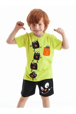 Denokids Cube Monsters Boys Shorts Set