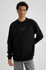 DEFACTO Regular Fit Printed Long Sleeve Sweatshirt