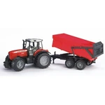 Bruder 02045 Traktor Massey Ferguson 7480 a vlek