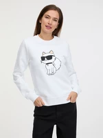 Karl Lagerfeld Ikonik 2.0 Choupette Mikina Bílá