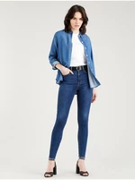 Levi&#39;s Modré dámské skinny fit džíny Levi's® - Dámské