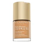 Clarins Skin Illusion Velvet Natural Matifying & Hydrating Foundation podkład w płynie z formułą matującą 110N Honey 30 ml