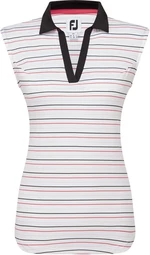 Footjoy Sleeveless Striped Lisle Black S Tricou polo