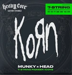 Dunlop KRHCN1065 String Lab Korn 7-String Set de corzi pentru chitară electrică