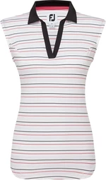 Footjoy Sleeveless Striped Lisle Black S Polo