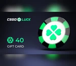 CSGOluck 40 Balance Gift Card