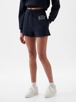 Navy blue women's sweatpants with GAP logo