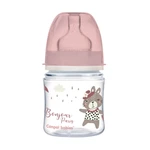 Canpol babies Lahev se širokým hrdlem Bonjour Paris 120ml rů