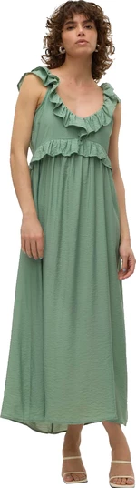 Vero Moda Dámské šaty VMJOSIE Regular Fit 10303761 Hedge Green M