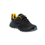 Jack Wolfskin Woodland Texapore Low K EU 34, black/burly yellow Dětské turistické boty