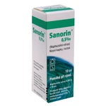 SANORIN 0,5‰ Nosní kapky, roztok 10 ml