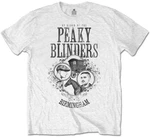 Peaky Blinders Camiseta de manga corta Horse & Cart Unisex Blanco S