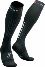 Compressport Alpine Ski Full Black/Steel Grey T2 Șosete pentru alergre