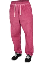 Women's fuchsia sweatpants in spray