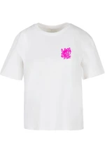 Women's T-shirt with inscription - white