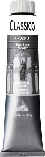 Maimeri Classico Olejová barva Zinc White 200 ml 1 ks