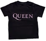 Queen Maglietta Pink Logo Kids Black 4 Years