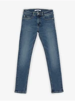 Modré klučičí skinny fit džíny Calvin Klein Jeans - Kluci