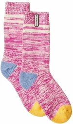 Sealskinz Thwaite Bamboo Mid Length Women's Twisted Sock Pink/Green/Blue/Cream L/XL Kerékpáros zoknik