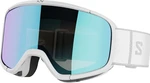 Salomon Aksium 2.0 Low Bridge Fit White/Mid Blue Gafas de esquí