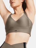 Hnedá športová podprsenka Under Armour UA Infinity Low 2.0 Strap Bra