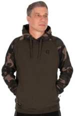 Fox mikina khaki/camo pullover premium 310 hoodie - xxxl