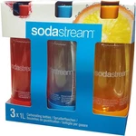 SODASTREAM Fľaša Tripack 1l Orange/Red/Blue