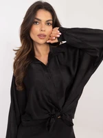 Black oversize shirt