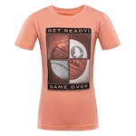 Children's T-shirt nax NAX LORETO peach pink