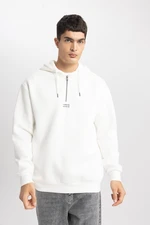 DEFACTO Oversize Fit Printed Hooded Sweatshirt