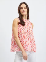 Orsay Pink Women Patterned Blouse - Women