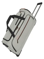 Travelite Crosslite 5.0 Wheeled Duffle M White Sand Taška Bílá