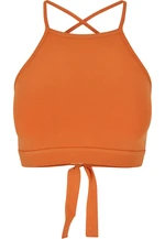 Women's triangle top vintage orange