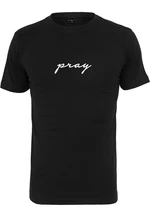 Pray EMB Tee Black