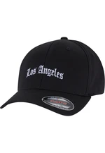 Los Angeles Flexfit Wooly Combed blk/blk