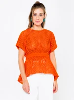 Orange blouse CAMAIEU - Women