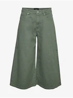 Green cropped wide-leg jeans VERO MODA Clive - Women