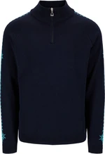 Dale of Norway Geilo Mens Merino Wool Sweater Marine/Peacock M Jersey Camiseta de esquí / Sudadera con capucha